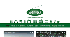 Desktop Screenshot of demusproductions.com