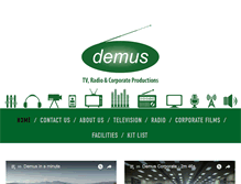 Tablet Screenshot of demusproductions.com